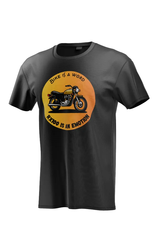 RX100 Bike Emotion Unisex Half Sleeve T-Shirt