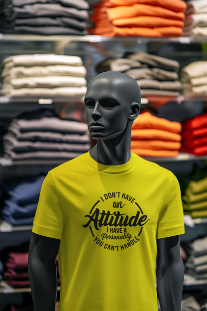 Attitude Half Sleeve T-Shirt in trending cool colours