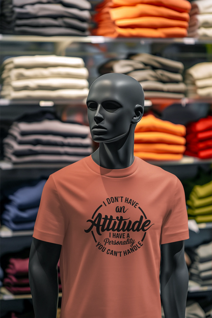 Attitude Half Sleeve T-Shirt in trending cool colours