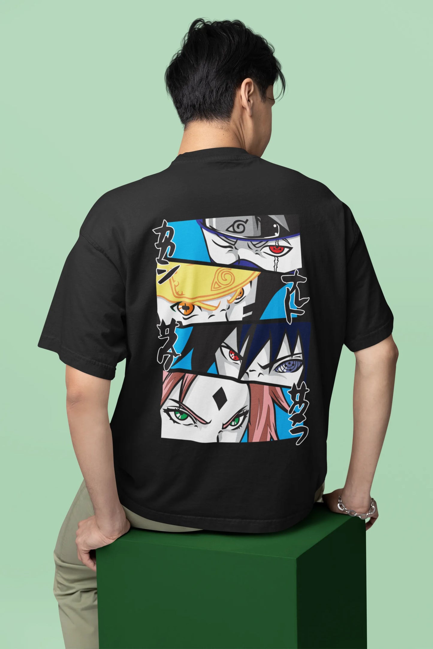 Naruto Anime Oversized Tees