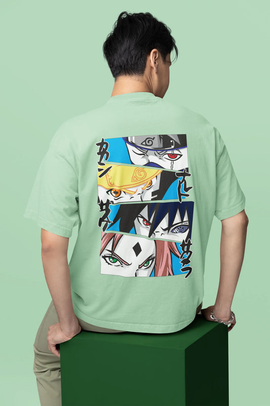 Naruto Anime Oversized Tees