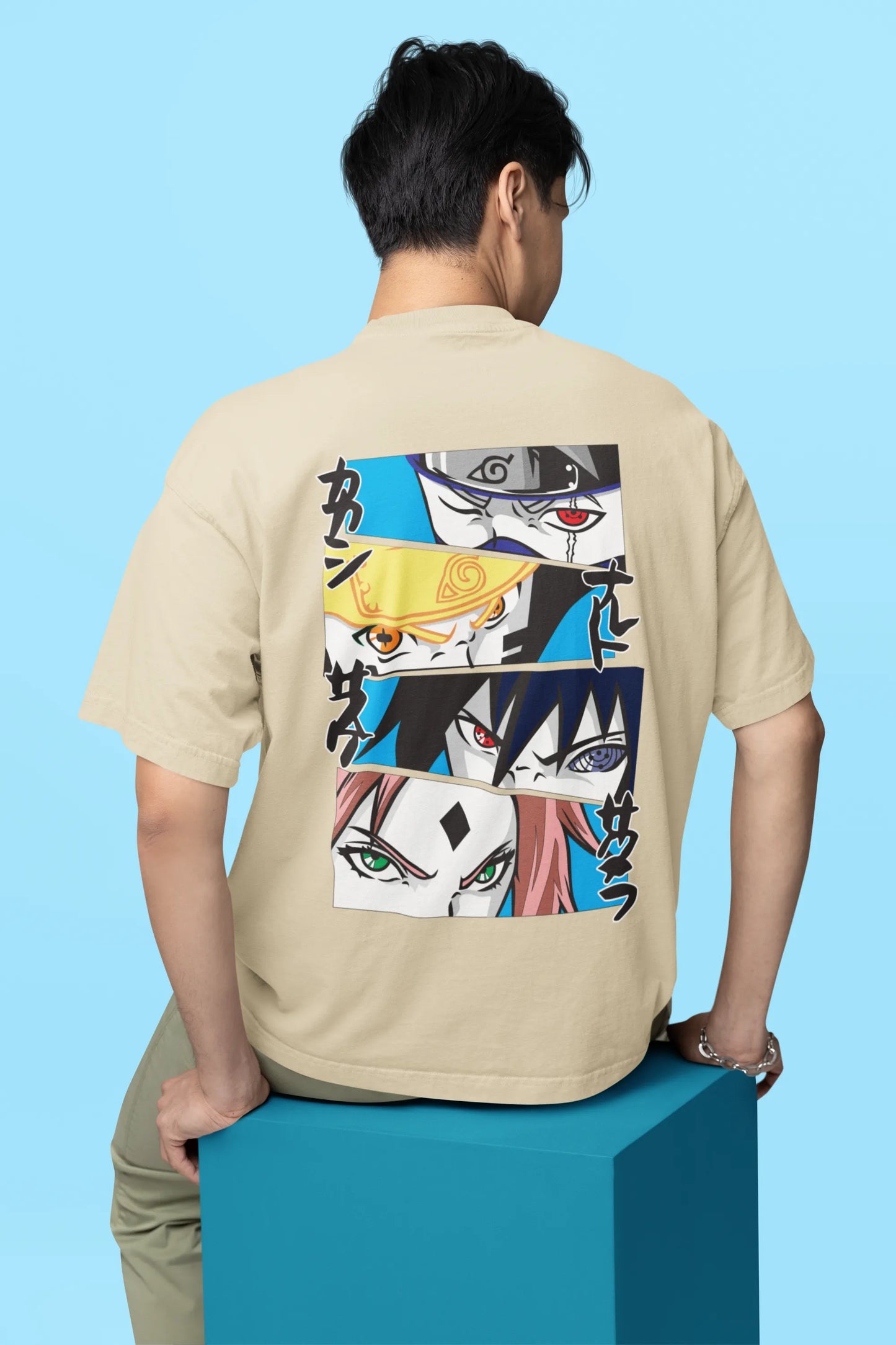 Naruto Anime Oversized Tees