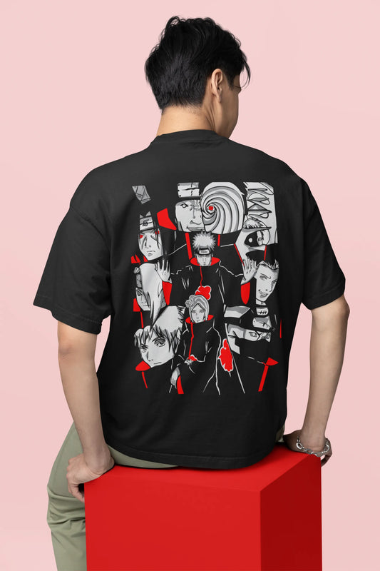 Naruto Manga Oversized Anime Tees