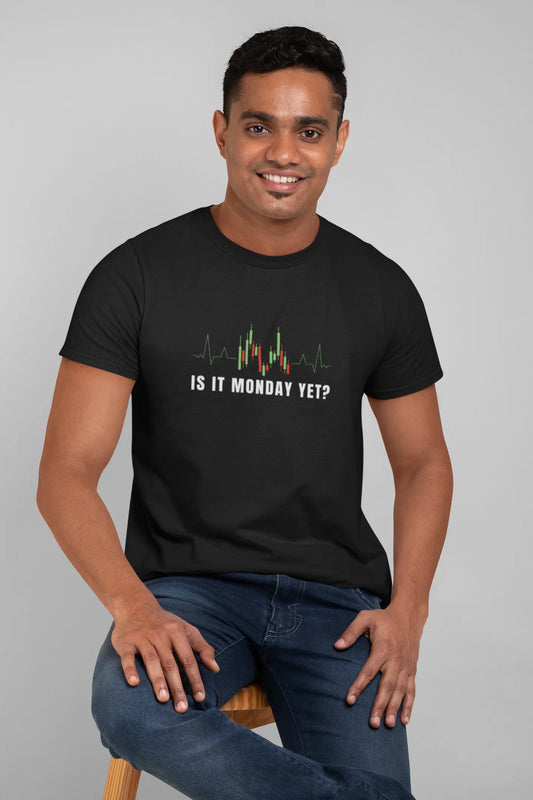 Stock Market Candle bar Half Sleeve T-Shirt