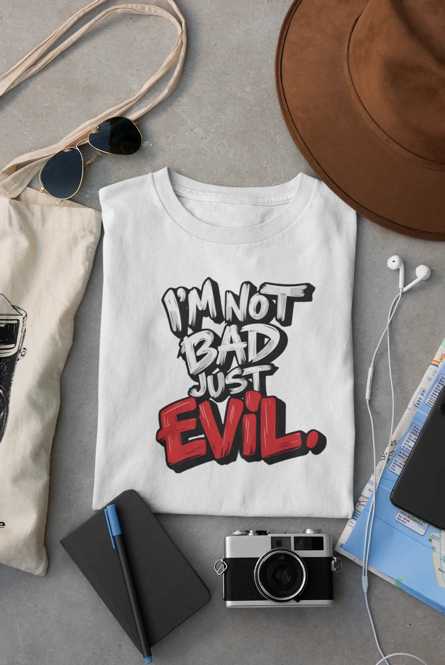 Just Evil Unisex Half Sleeve T-Shirt