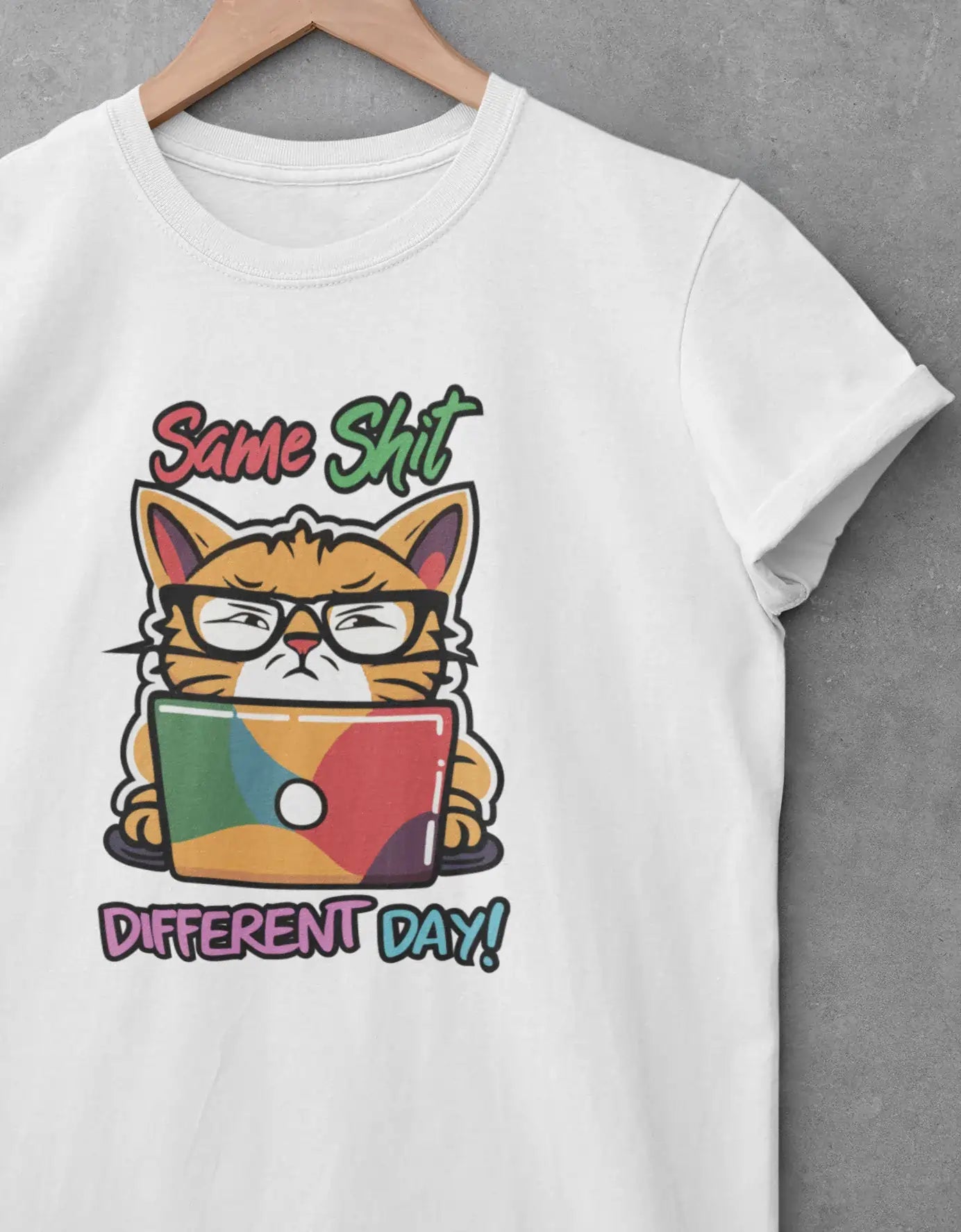 Same Shit Different Day Meme Unisex Half Sleeve T-Shirt