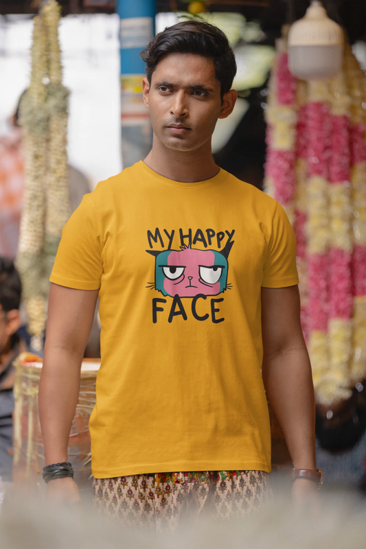 My Happy Face Meme Half Sleeve T-Shirt