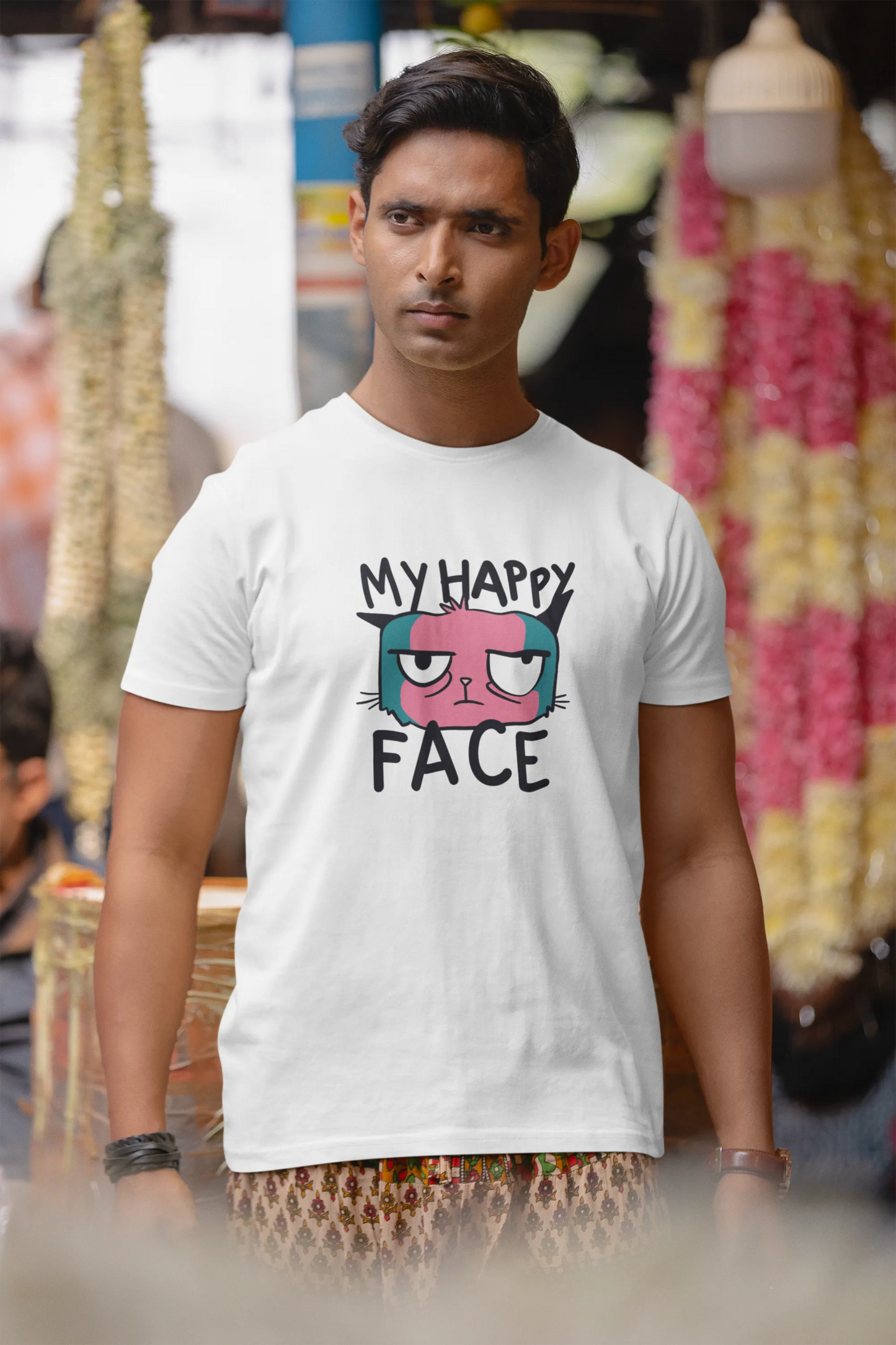 My Happy Face Meme Half Sleeve T-Shirt