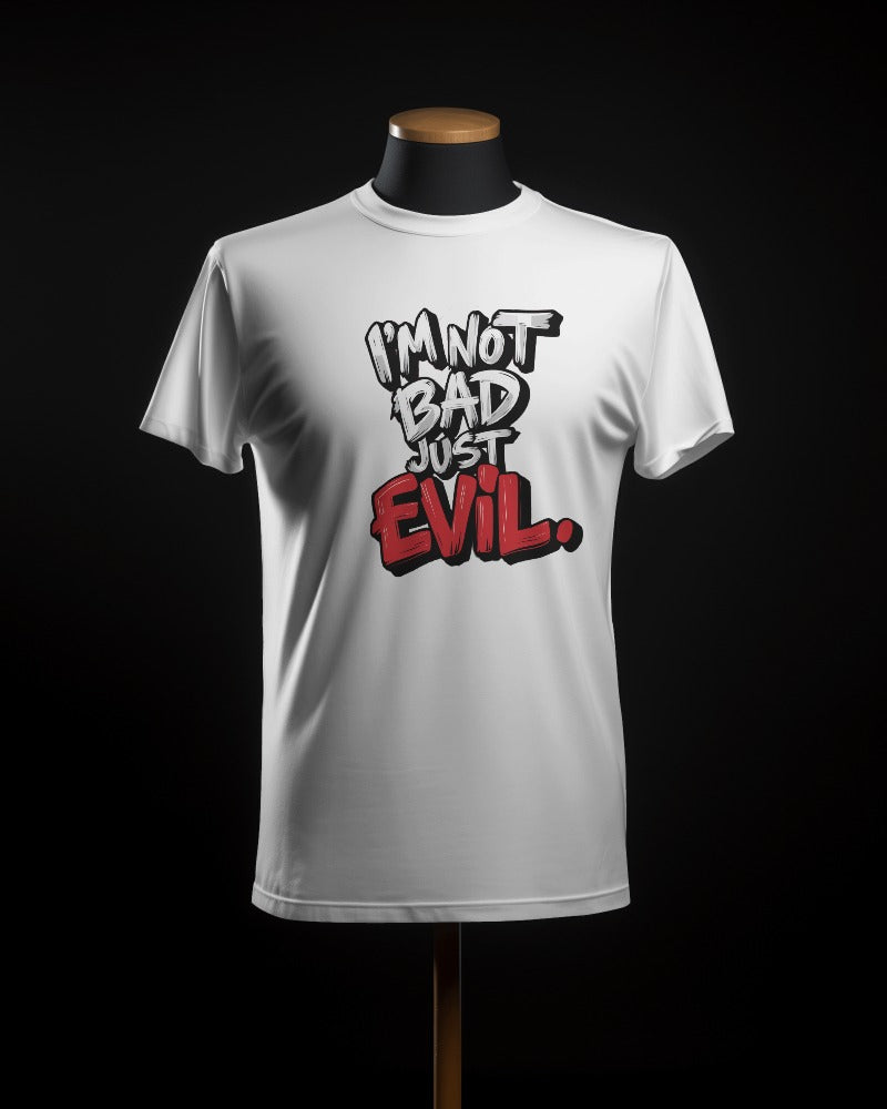 Just Evil Unisex Half Sleeve T-Shirt