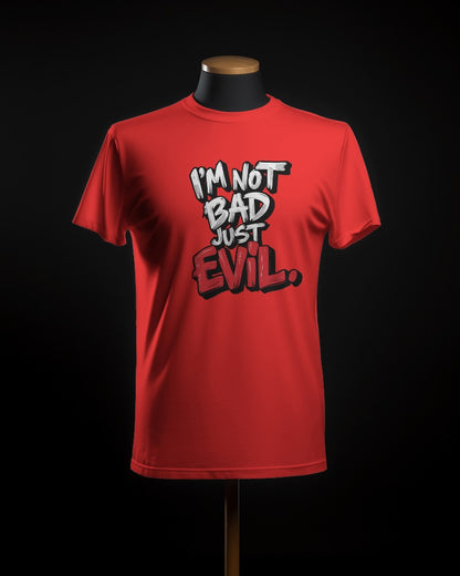 Just Evil Unisex Half Sleeve T-Shirt