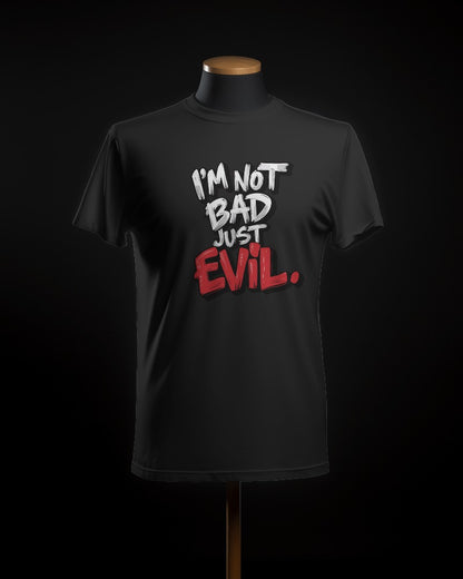 Just Evil Unisex Half Sleeve T-Shirt